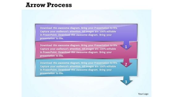 Ppt Arrow Change Management Process PowerPoint Presentation 3 Phase Diagram Templates