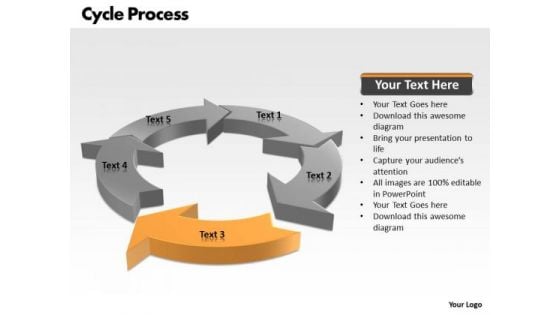 Ppt Arrow Circle Insert Default Graph Chart PowerPoint 2003 5 Stages Templates