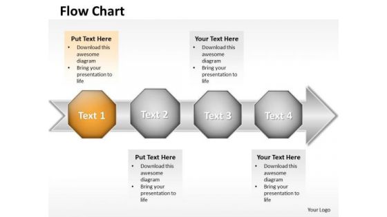 Ppt Arrow Organization Flow Ishikawa Diagram PowerPoint Template Templates