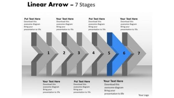 Ppt Background 3d Arrow Representing Constant Steps 7 Graphic