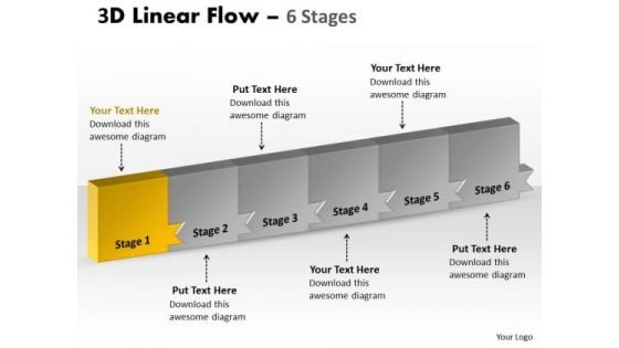 Ppt Background 3d Illustration Of Marketing Planning 6 Power Point Stage 2 Image