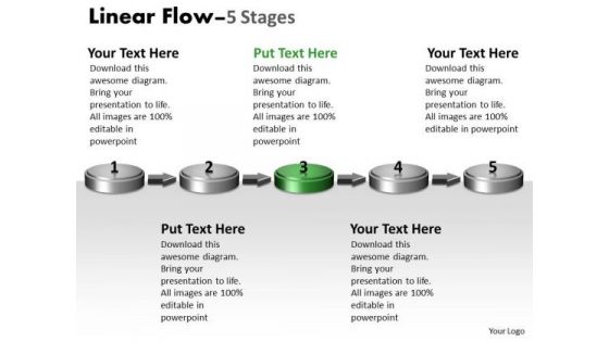 Ppt Background 3d Non-linear PowerPoint Flow Five Create Macro Diagram 4 Design