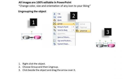 Ppt Background 3d Non-linear PowerPoint Flow Five Create Macro Diagram 5 Design
