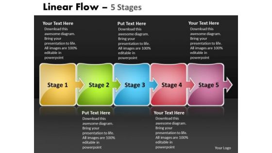 Ppt Background Trade Procedure In Five Horizontal Stages 1 Design