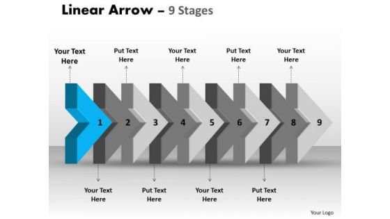 Ppt Beeline Flow Arrow Diagram PowerPoint Free Corporation Plan 2 Design