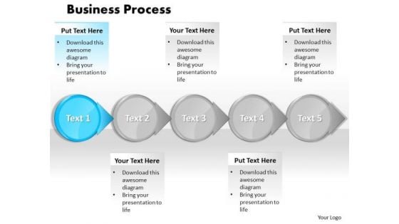 Ppt Blue Circular Arrow Business PowerPoint Presentation Process Flow Templates