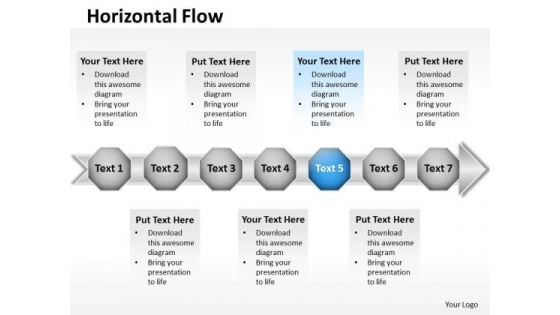 Ppt Blue Stage Business PowerPoint Templates Free Download Data Flow Diagram