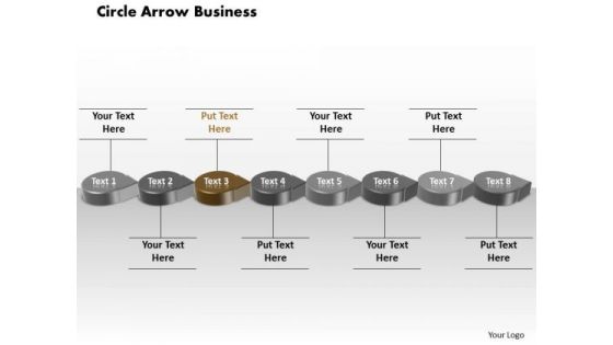 Ppt Brown PowerPoint Presentation Circular Arrow Business Transactions Diagram Templates