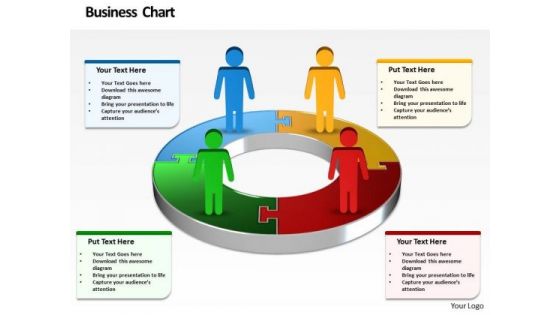 Ppt Business Men Standing On Excel Bar Chart Templates PowerPoint 2010