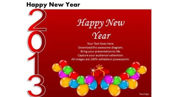 Ppt Cards And Dices Happy New Year Business Plan Business SPowerPoint Templates