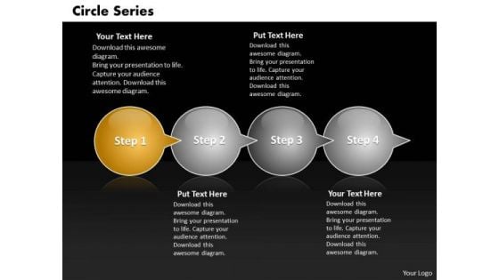 Ppt Circle Series Through Bubbles 4 PowerPoint Slide Numbers Templates