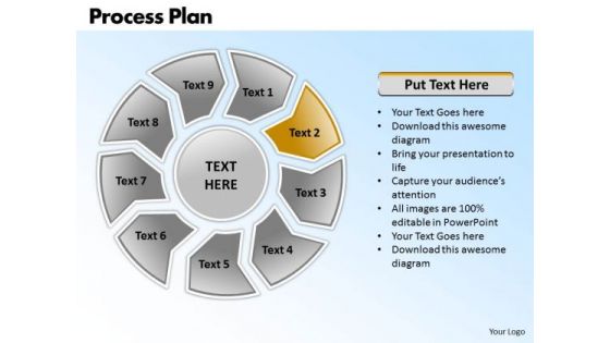 Ppt Circular Diamond Mining Process PowerPoint Presentation Plan Templates