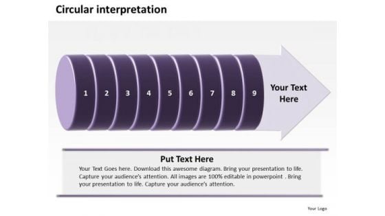 Ppt Circular Interpretation Of 9 Create PowerPoint Macro Involved Procedure Templates