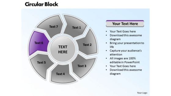 Ppt Circular Motion PowerPoint Block 7 Phase Diagram Templates