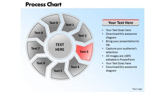 Ppt Circular Motion PowerPoint Writing Process Presentation Chart Templates