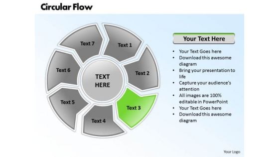 Ppt Circular Scheme 7 Power Point Stage PowerPoint Templates