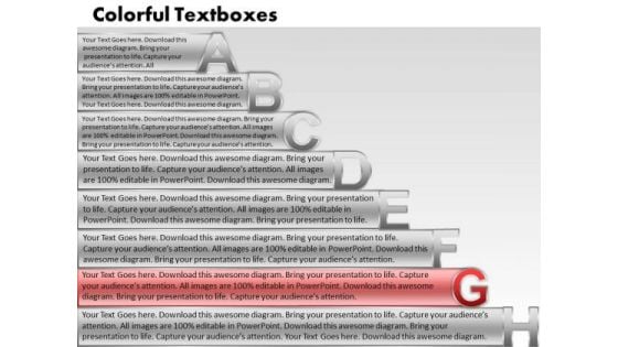 Ppt Colorful PowerPoint Background Textboxes With Alphabets Abcdefgh Business Templates Ppt Colorful PowerPoint Background Textboxes With Alphabets Abcdefgh Business Templates