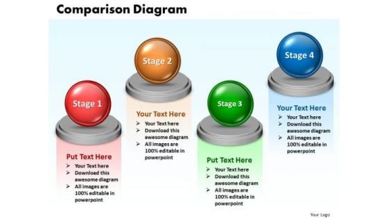 Ppt Comparison Diagram Of 4 Colorful State PowerPoint Templates Ppt Comparison Diagram Of 4 Colorful State PowerPoint Templates