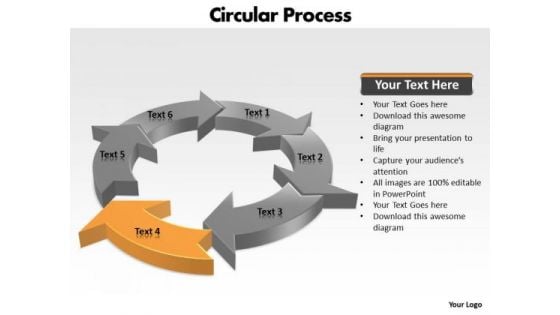 Ppt Components Of Circular PowerPoint Menu Template Process Chart Templates