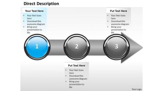 Ppt Consecutive Demonstration Of Arrow Process Using Stage 1 PowerPoint Templates