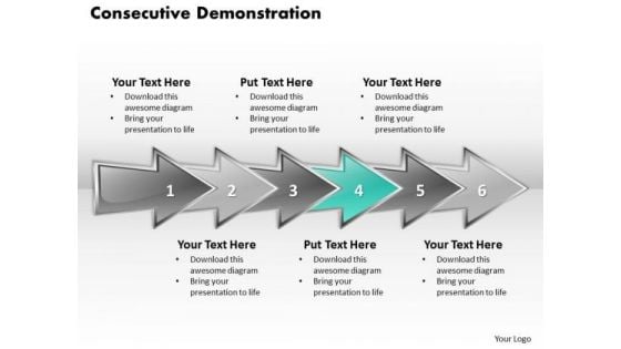 Ppt Consecutive Demonstration Of Six Steps PowerPoint Templates