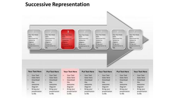 Ppt Consecutive Description Of Red Stage An Arrow PowerPoint Templates