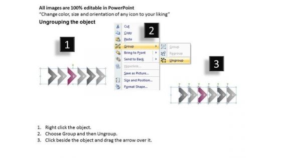 Ppt Consecutive Effect Of 6 Concepts Through Arrows PowerPoint Templates