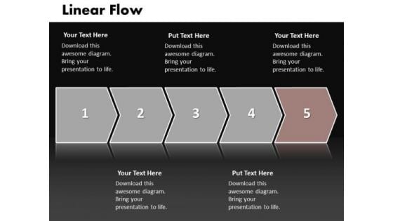 Ppt Consecutive Flow Process Charts Business PowerPoint Templates