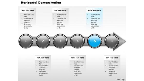 Ppt Consistent Demonstration Of Financial Process Using Stage 5 PowerPoint Templates