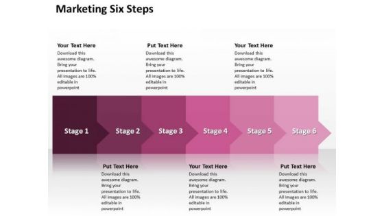 Ppt Consistent Way To Prevent Marketing PowerPoint Templates Losses Six Steps