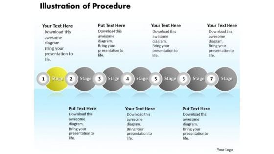 Ppt Continual Illustration Of Agenda Using 7 Power Point Stage PowerPoint Templates