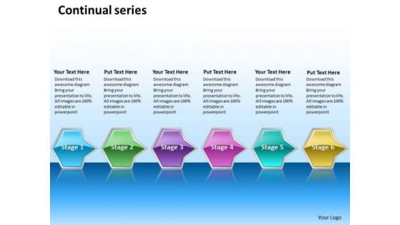 Ppt Continual Illustration Of Octagonal Arrows PowerPoint Templates 6 Stages