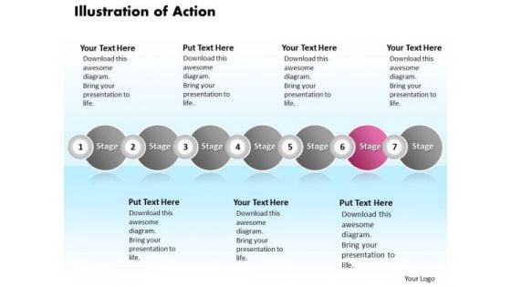 Ppt Continual Illustration Of Procedure Using 7 Stages PowerPoint Templates