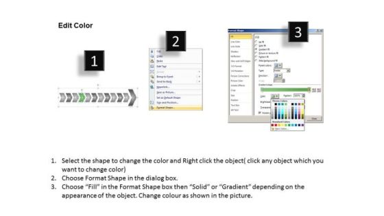 Ppt Continual Linear Organization PowerPoint Presentation Procedure 5 Design Slide03