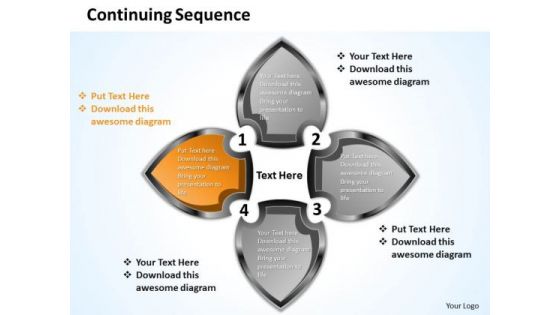 Ppt Continuing Sequence Of World Business Presentation State Diagram PowerPoint Templates