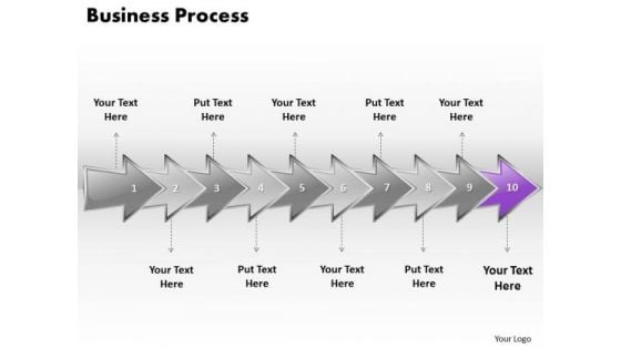 Ppt Continuous Business PowerPoint Slide Text Download Process Using 10 Stages1 Templates