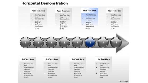 Ppt Continuous Demonstration Of Marketing Process Using 8 Stages 6 PowerPoint Templates