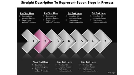 Ppt Continuous Description To Represent Seven Steps Process PowerPoint Templates