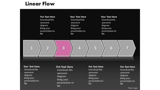 Ppt Continuous Flow Illustration Steps Of Process PowerPoint Templates