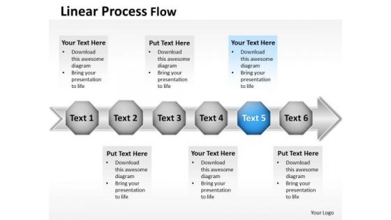 Ppt Continuous Flow PowerPoint Theme Actions Process Templates