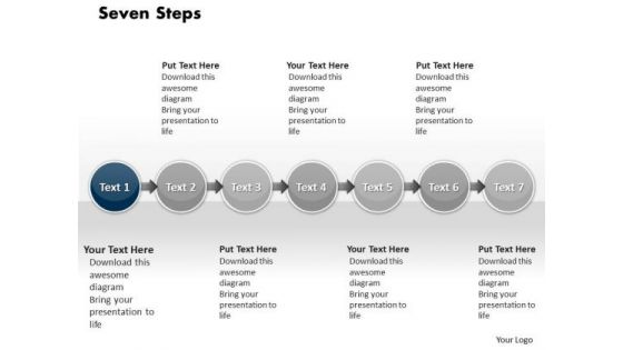 Ppt Continuous Flow Process Charts Of 7 Steps1 PowerPoint Templates