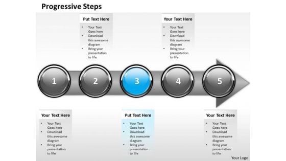 Ppt Continuous Imitation Of Financial Process Through 5 Power Point Stage PowerPoint Templates