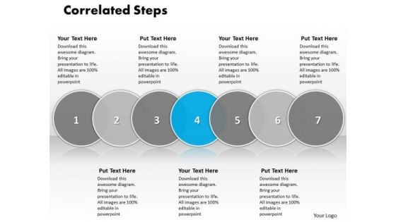 Ppt Correlative Seven PowerPoint Slide Numbers Of Business Process Templates