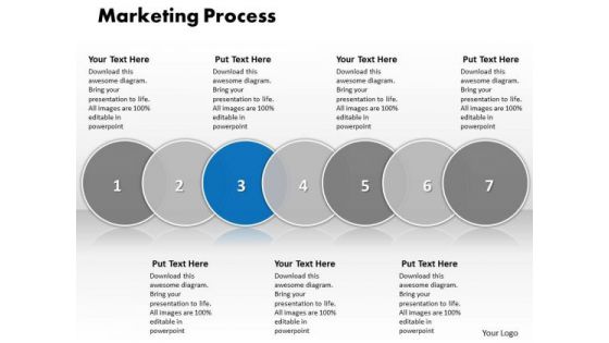 Ppt Correlative Seven Stages Of Social Media PowerPoint Slide Text Process Templates