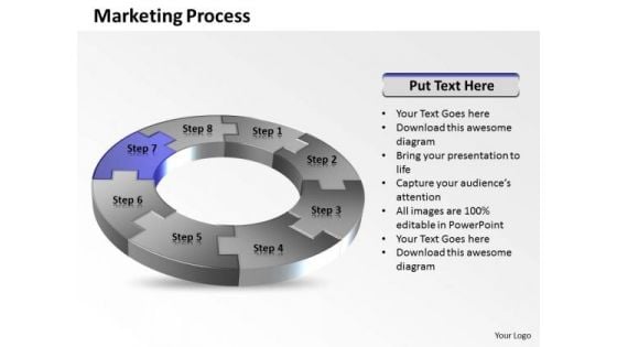 Ppt Definite Eight Steps Of Social Media Free PowerPoint Templates Process