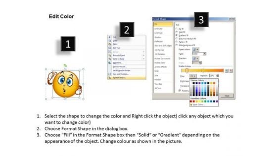 Ppt Design PowerPoint Presentation Of Confused Emoticon Templates