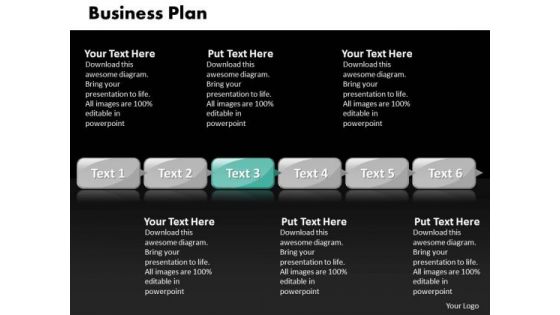 Ppt Direct Implementation Of Business Plan Using 6 Phase Diagram PowerPoint Templates