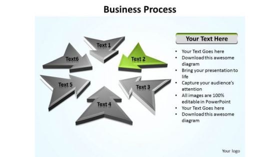 Ppt Direction Arrows Chart Free Editable Layouts PowerPoint Templates