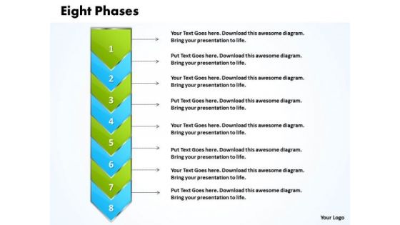 Ppt Eight Phase Diagram Demonstrated Arrow PowerPoint Templates