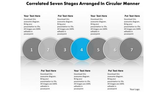 Ppt Employment Connections Seven Power Point Stage Business PowerPoint Templates